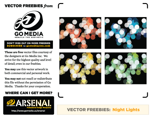Vector Freebie: Night Lights - Go Media™ · Creativity at work!